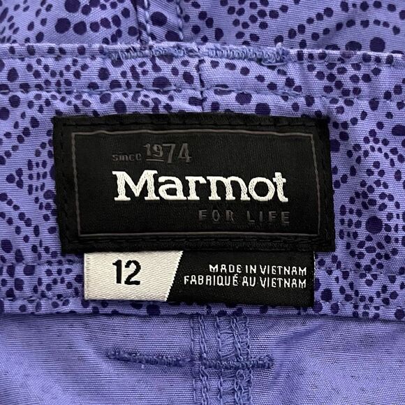 Marmot Ginny Shorts Deep Dusk Purple/Blue Size 12 - Picture 4 of 6